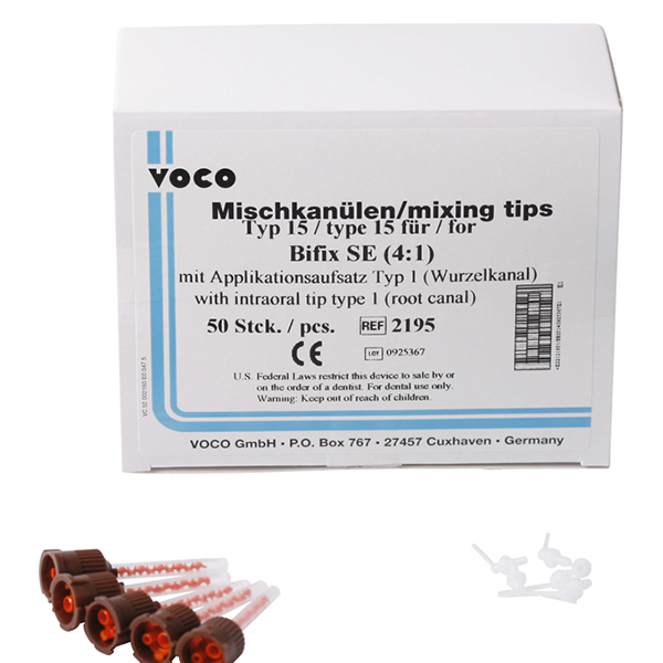 Voco Mixing Tips Type 15 Brune 50stk
