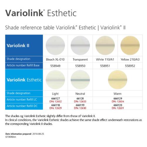 Variolink Esthetic LC Light 2g