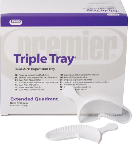 Premier Triple Tray Extended Quadrant 35stk