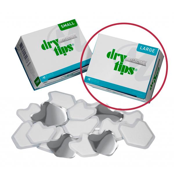 Dry Tips Reflective Store Blå 50stk
