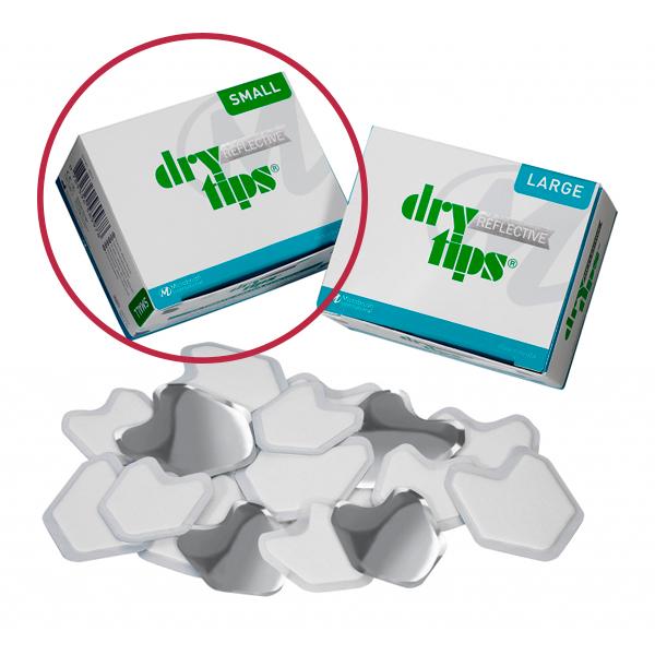 Dry Tips Reflective Små Grønn 50stk