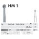 Meisinger hardmetallbor HP HM1/021, 5 stk