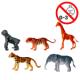Zoo Sett Assortert 100stk