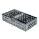 Steri-Wash Tray rustfri kassett m/lokk 190x92x34mm