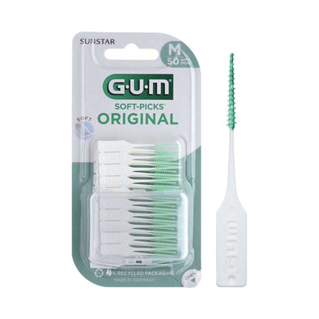 GUM Soft-Picks regular 50stk+etui