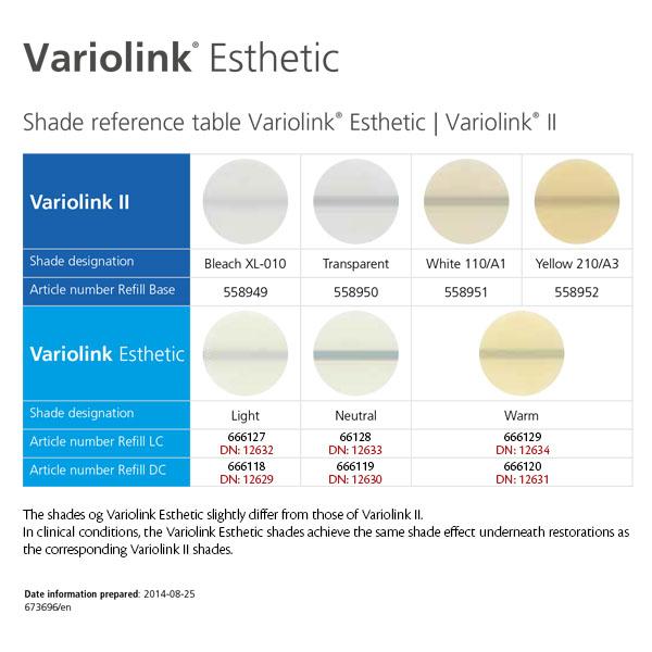 Variolink Esthetic DC Warm 9g  