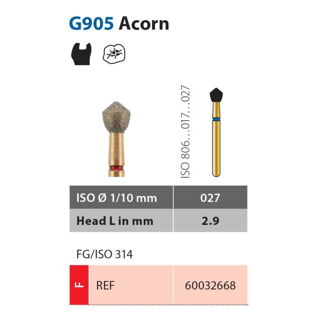 Diatech G905-027-2.9-F FG Rød 5stk