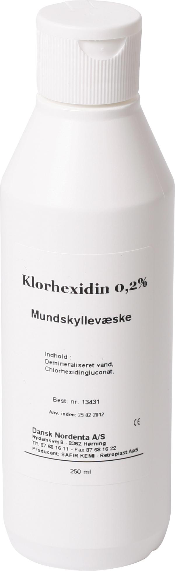 Nordenta Munnskyll Klorhexidin 0,2% 15x250ml