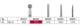 Meisinger diamant VST 001/023 5stk