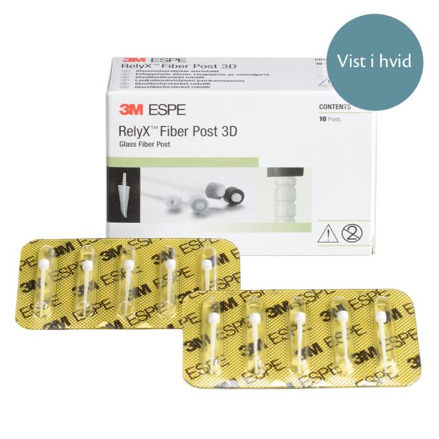 RelyX Fiber Post 3D Str.2 Rød 10stk