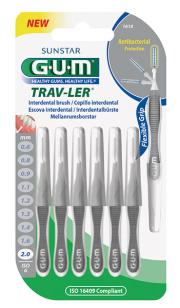 GUM Travler 1618 Grå 2,0mm 6stk