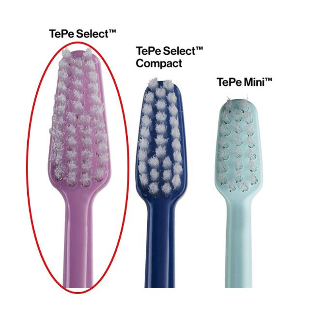 TePe Select Tannbørster medium 100stk