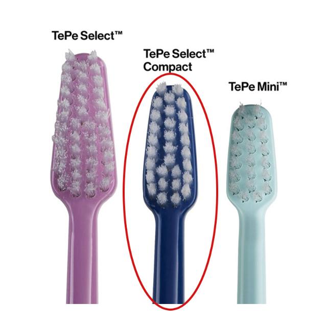 TePe Select Compact Tannbørster barn soft 100stk