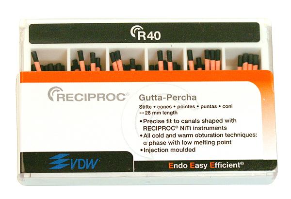 Reciproc Gutta Percha R40/28mm Sort 60stk