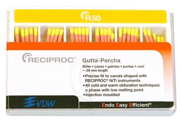 Reciproc Gutta Percha R50/28mm Gul 60stk