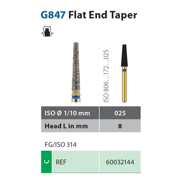 Diatech G847-025-8-C FG Grønn 5stk
