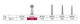 Pussediamanter FG F801/001/016 Rød 5stk