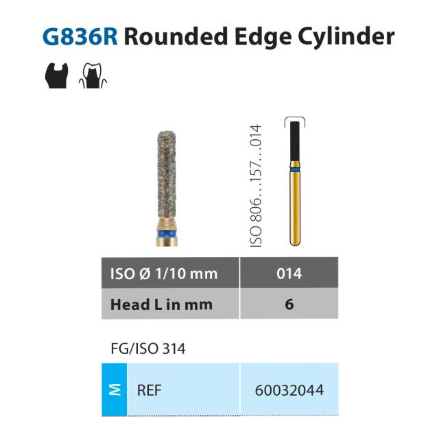 Diatech G836R-014-6-M FG Blå 5stk