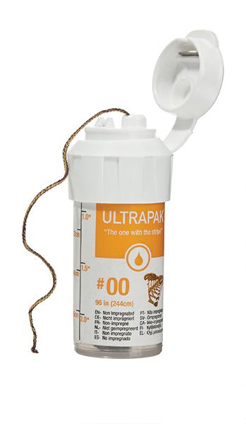 Ultrapak Retraksjonstråd 00 Gul 244cm
