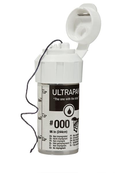 Ultrapak Retraksjonstråd 000 Sort 244cm
