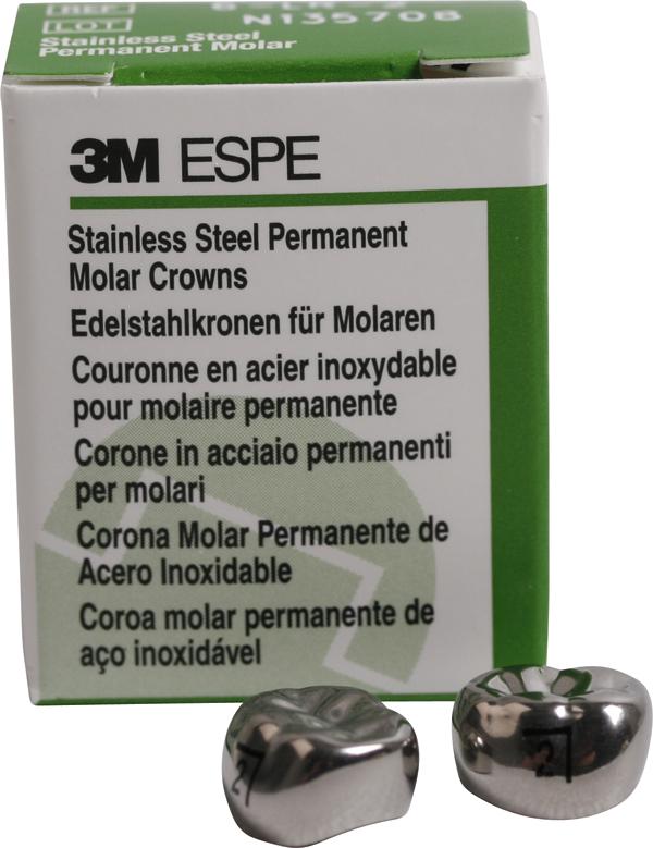 Stålkroner Primær Molar 7,6/6-LR 4  5stk