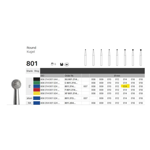 Edelingh FG 001/014 M blå 5stk
