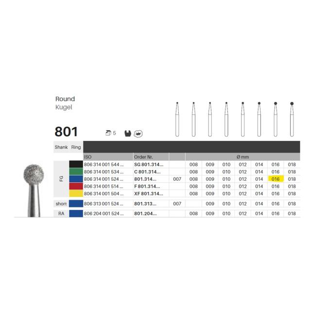 Edelingh FG 001/016 M blå 5stk