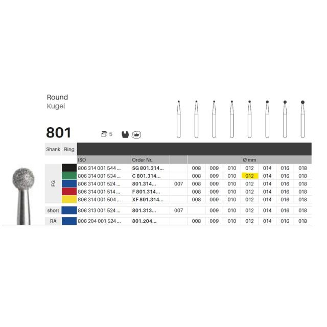 Edelingh FG 001/012 C grønn 5stk