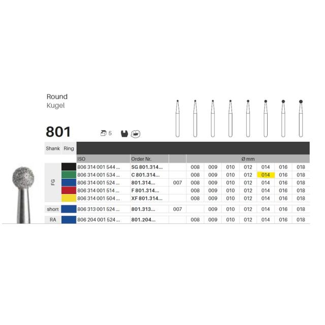 Edelingh FG 001/014 C grønn 5stk