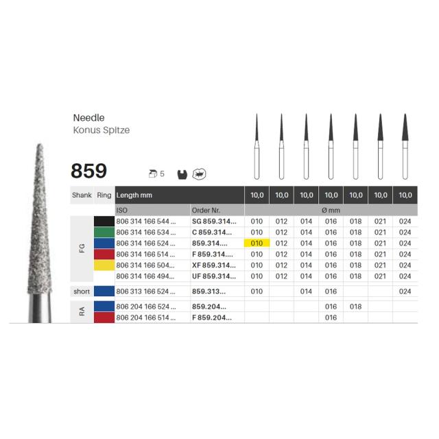 Edelingh FG 166/010 M blå 5stk