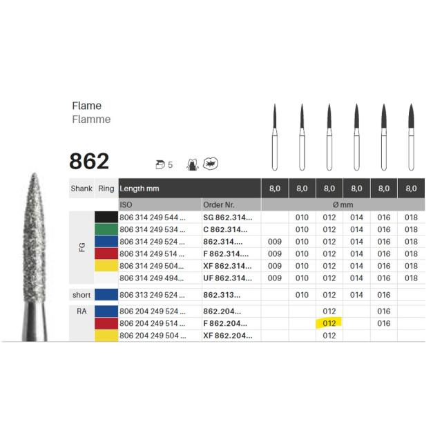 Edelingh RA 249/012 F rød 5stk