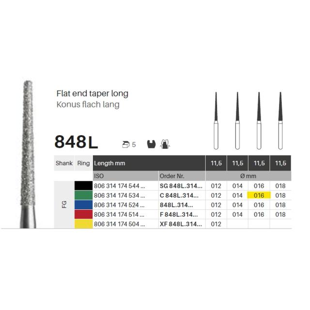 Edelingh FG 174/016 C grønn 5stk