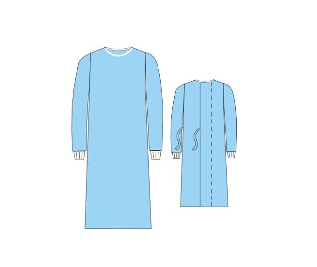 OP-kittel Classic XL m/2 håndklær steril 