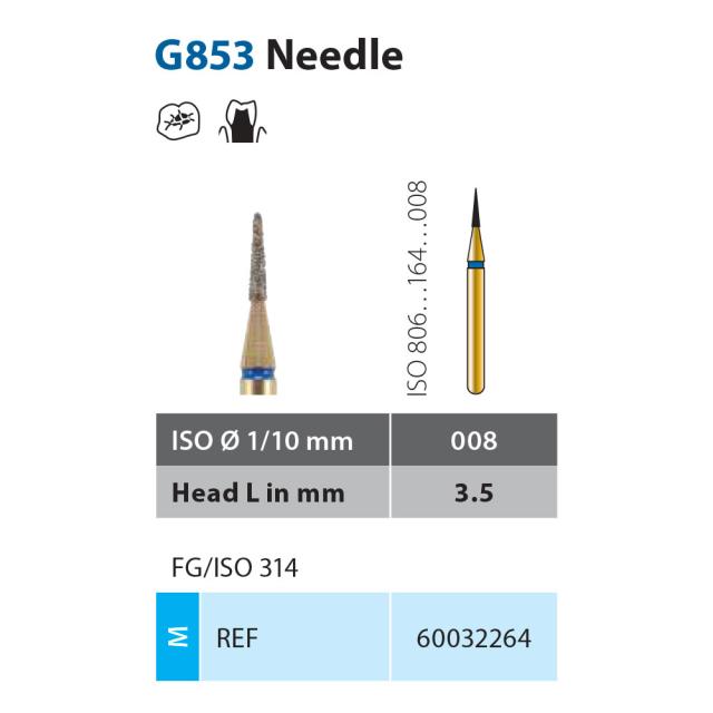 Diatech G853-008-3.5-M FG Blå 5stk