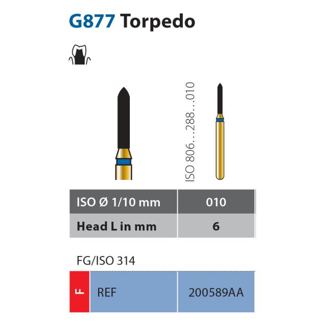 Diatech G877-010-6–F FG Rød 5stk
