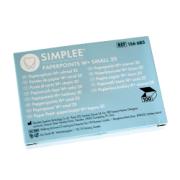 SIMPLEE W+ Gold Paper Points Small Gul 20 100stk