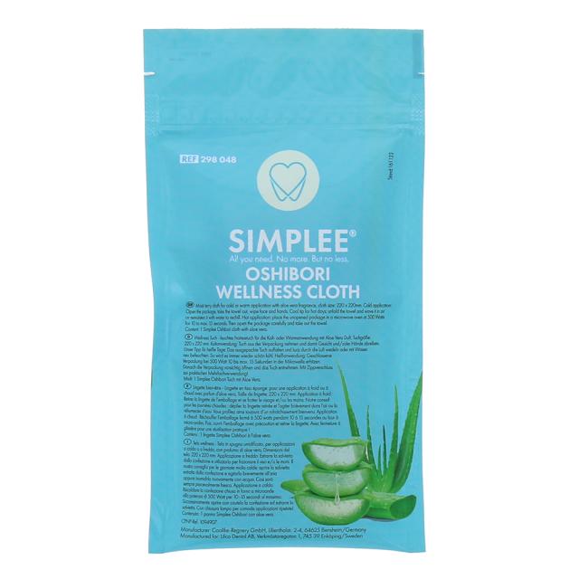 SIMPLEE Wellness Oshibori ansiktsklut 1stk