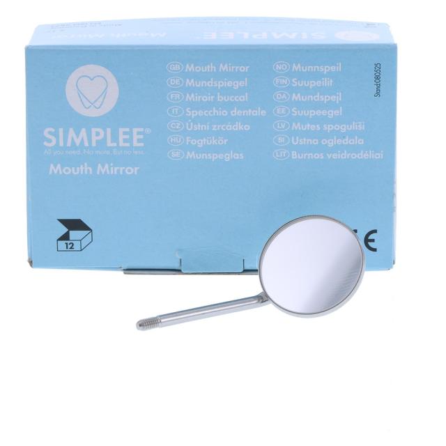 SIMPLEE munnspeil str 5 plane 12 stk
