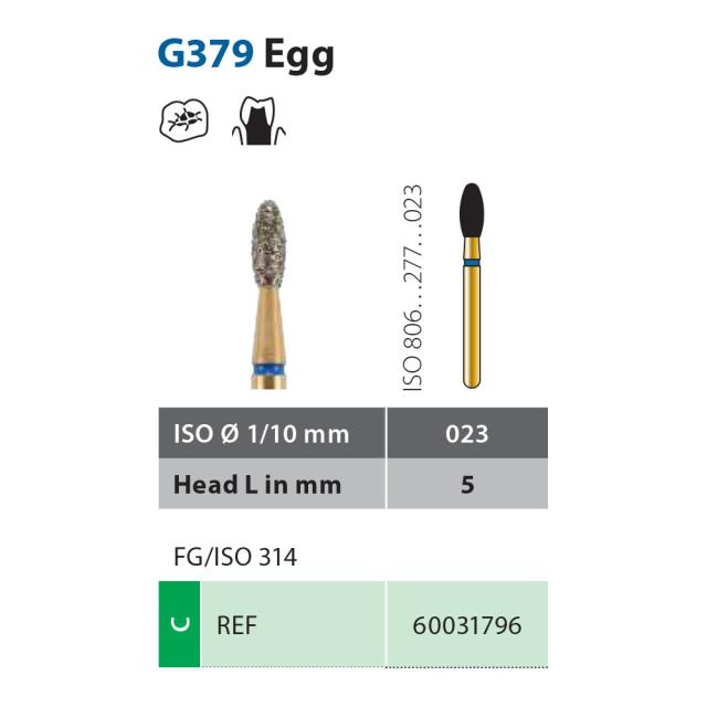 Diatech G379-023-5-C FG Grønn 5stk