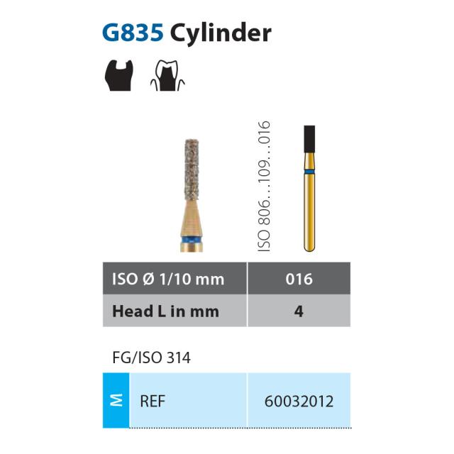 Diatech G835-016-4-M FG Blå 5stk