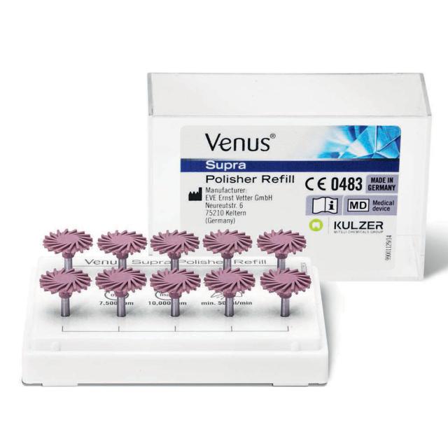 Venus Supra polerer Twist Disc Rosa 10stk