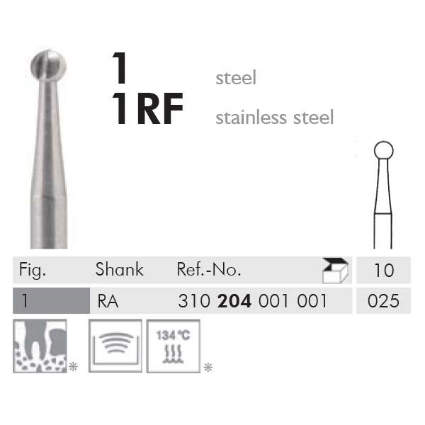 Stålbor Meisinger VST 001/025 10stk