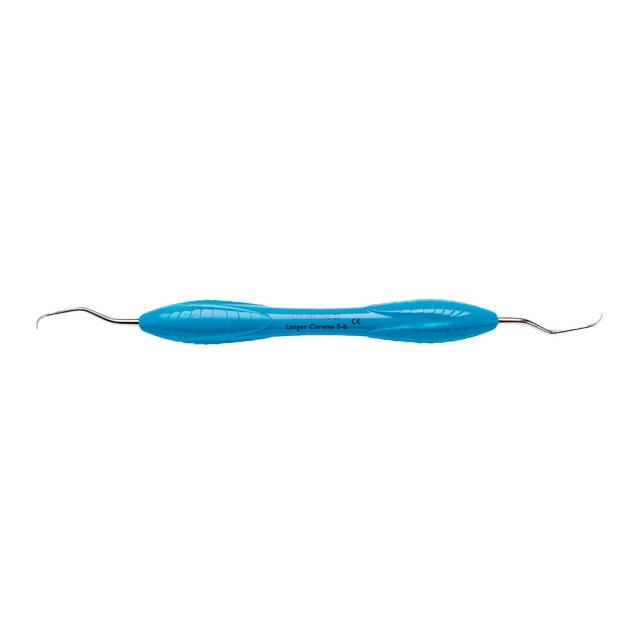 LM 285-286ES Langer curette 5/6 Blå