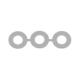 RM ECM0696 Ringlet Chain LN4049G Med Space 4mm Grå