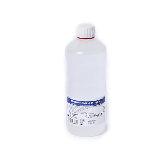 Natriumklorid 0,9% Flaske Steril 1000ml