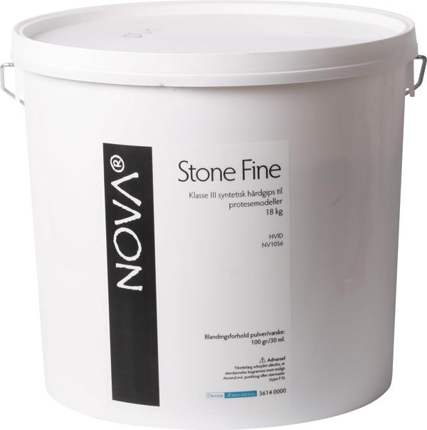 Nova Stone Hardgips Fine Hvit III 18kg