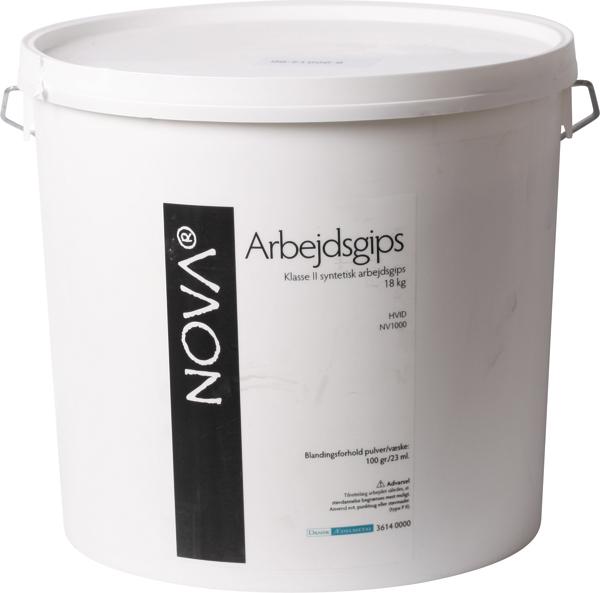 Nova Arbeidsgips Hvit II 18kg