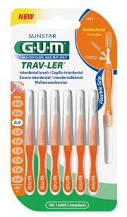 GUM Travler 1412 Oransje 0,9mm 6stk