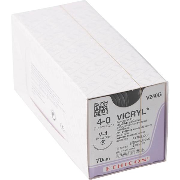 Ethicon V240G  V-4/4-0 70cm 12stk