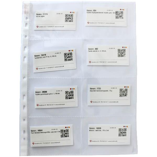 ScanOrder plastlomme til 20 kort 10 ark